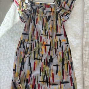 Elle Multicolor Brushstroke Dress size small